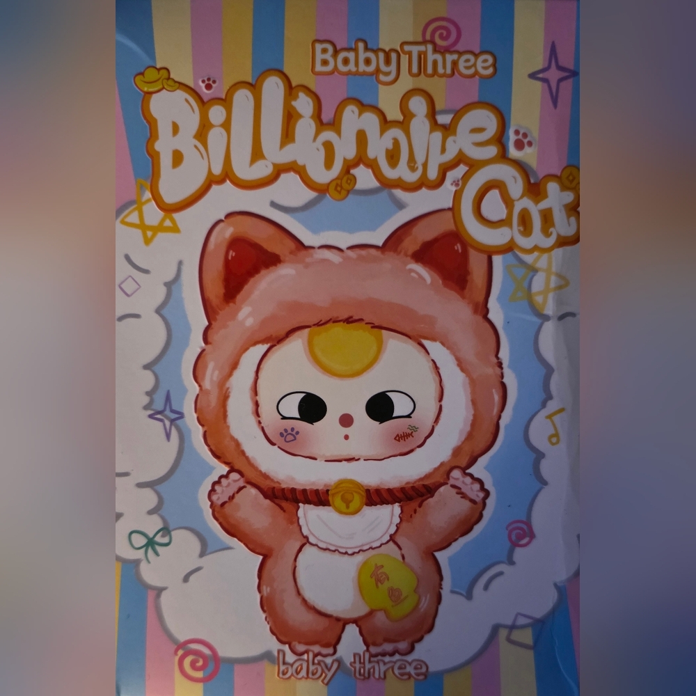 Baby Three Billionaire Cat Sealed Blind Box